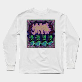 Cheese monster is watching us Long Sleeve T-Shirt